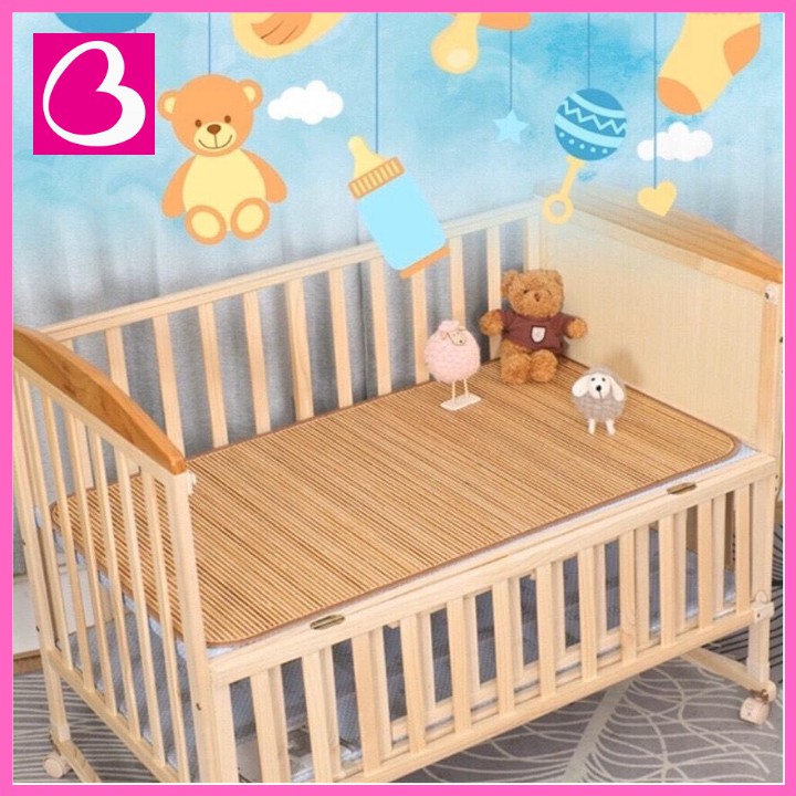 Chiếu Trúc Tăm Tre Cao Cấp Bamboo Cho Bé 60x120cm