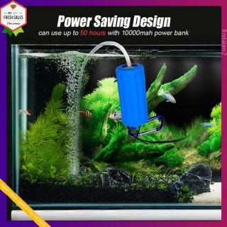 Máy Bơm Oxy Mini Cho Bể Cá Cổng Usb