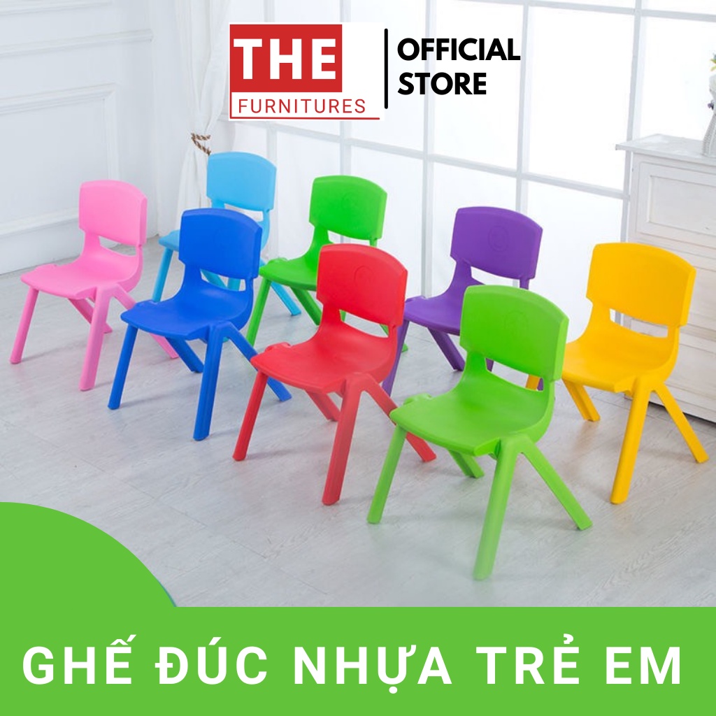 Ghế Nhựa Đúc Mini Cho Trẻ Em , Học Sinh , Mầm non , Mẫu Giáo Rộng 50x90cm - THE Furnitures Official