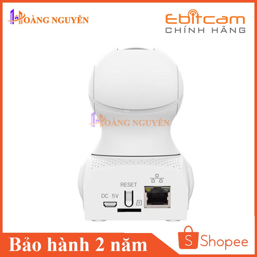 [NHÀ PHÂN PHỐI] Camera Wifi Ebitcam E3 FHD 1080P 2.0MP - Xoay 360 độ - Phát Hiện Chuyển Động | BigBuy360 - bigbuy360.vn