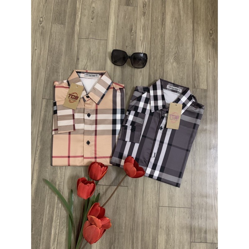 sơ mi cặp nam nữ chất lụa có size