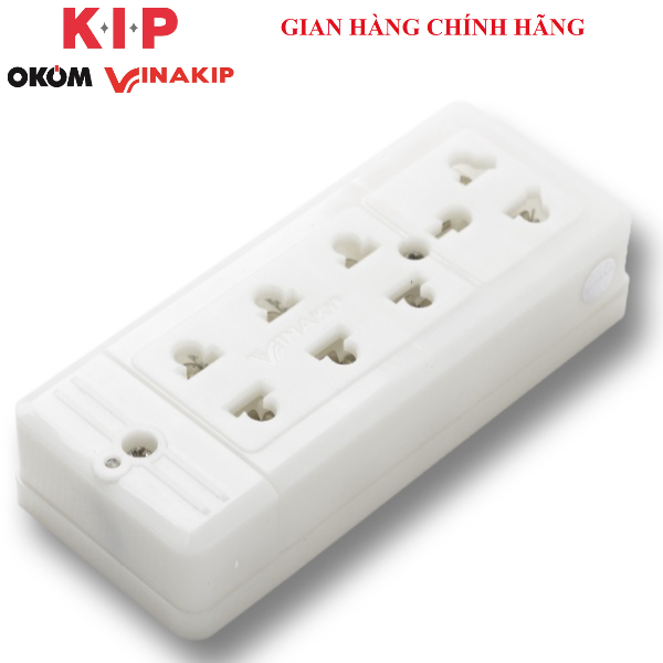 Ổ cắm VINAKIP 4 ngả đa năng tích hợp K1 /K2 15A 250V