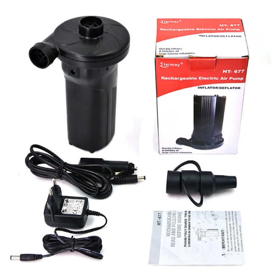 Bơm Hơi Di Động Dùng Pin Sạc Stermay HT-677 | BigBuy360 - bigbuy360.vn