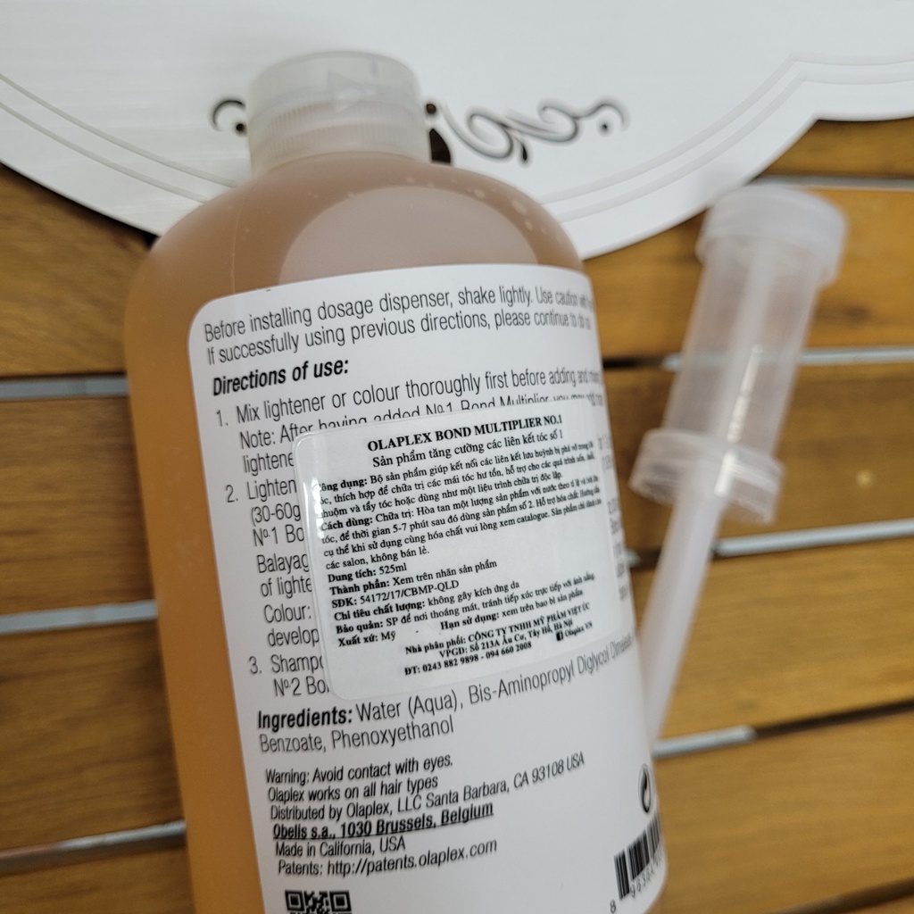 Phục hồi cho tóc cháy nát hư tổn Olaplex 1 525ml
