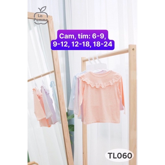 Áo dài tay cổ viền bèo