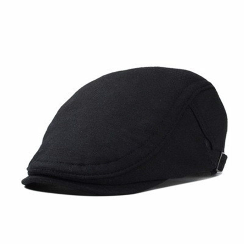 Mũ beret cotton phẳng phong cách cổ điển thời trang cho nam và nữ
