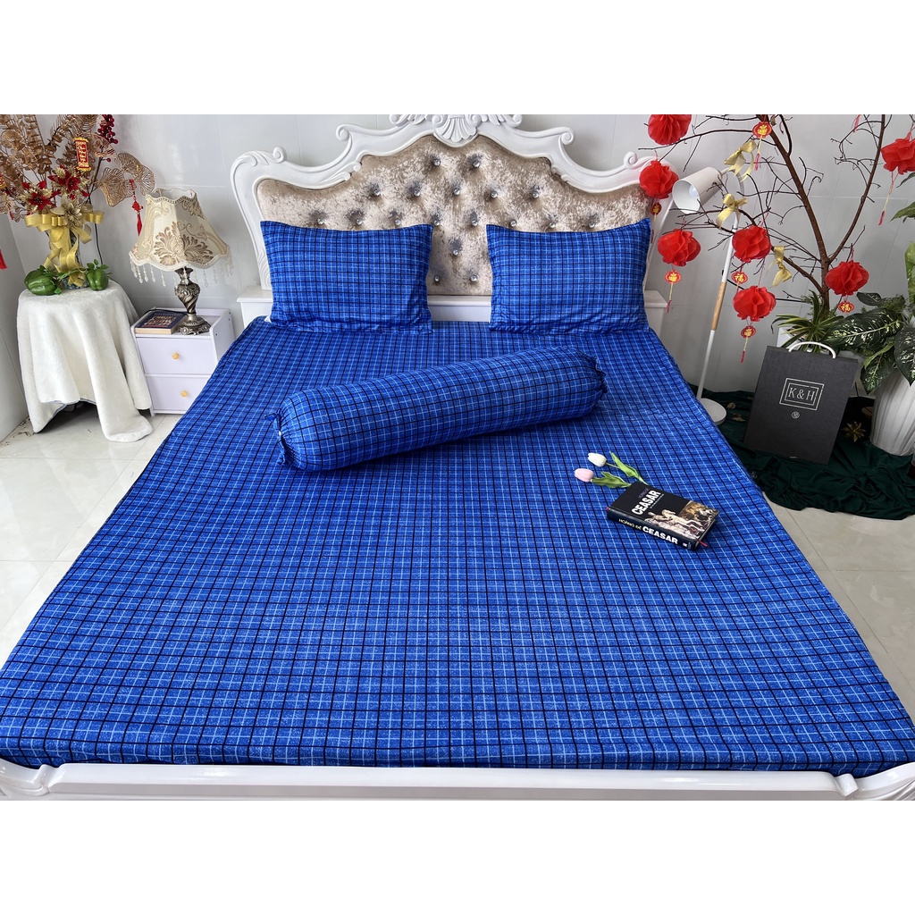 Bộ ga gối thun hàn quốc cao cấp