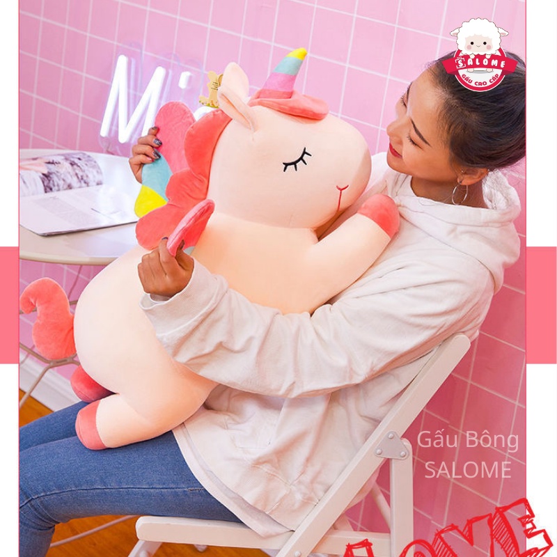 Gấu Bông Kỳ Lân Unicorn SALOME tp HCM, Ngựa Pony 1 Sừng Cute