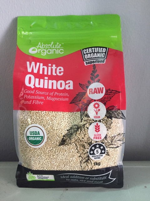 Hạt diêm mạch quinoa absolute organic 1000gr