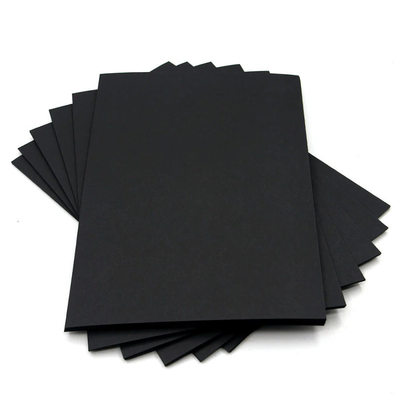Giấy Kraft A4 nâu, đen, trắng (set 20 tờ | 10 Tờ) - Nguyên liệu scrapbook, thiệp, hộp, túi, bìa sổ, đồ án