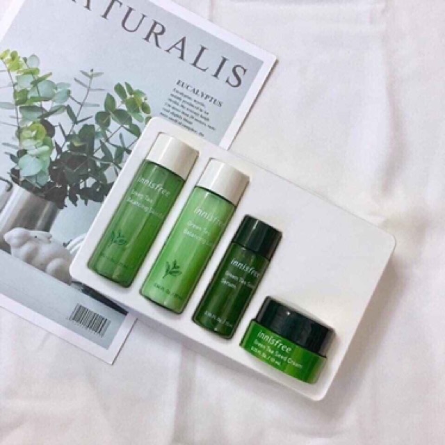 (HÀNG AUTH) Bộ Kit Dưỡng Da Trà Xanh Innisfree Green Tea Special Kit ( 4 món) | BigBuy360 - bigbuy360.vn