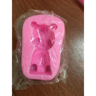 KHUÔN SILICON 3D HÌNH GẤU TRÚC