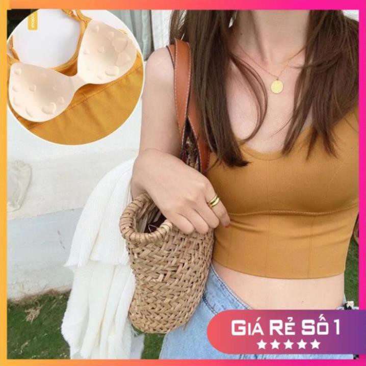 Áo Bra hở lưng sexy [Loại 1 - Freeship] Croptop đi biển cực xinh - áo tập gym/yoga không gọng, đệm massage đẩy ngực | BigBuy360 - bigbuy360.vn