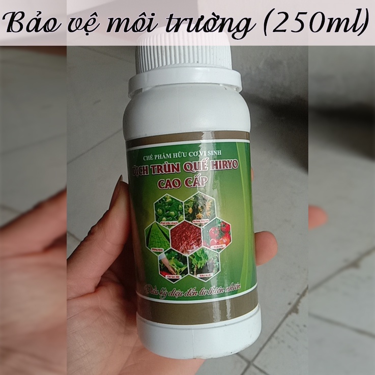 Dịch trùn quế hữu cơ dạng thuỷ phân thương hiệu HIRYO .