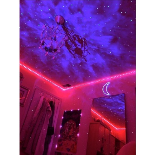 Đèn Led  Chiếu Sao Galaxy HOT TIKTOK , LED Starry Sky Night light kèm loa Bluetooth tặng điều khiển