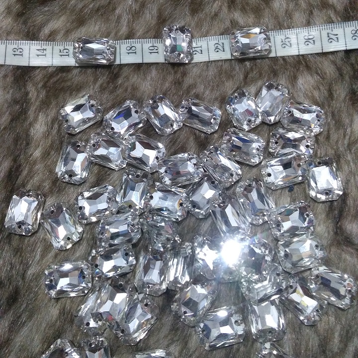 Pha lê - trắng chữ nhật