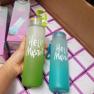 Combo 04 bình thuỷ tinh Hello Master 450ml