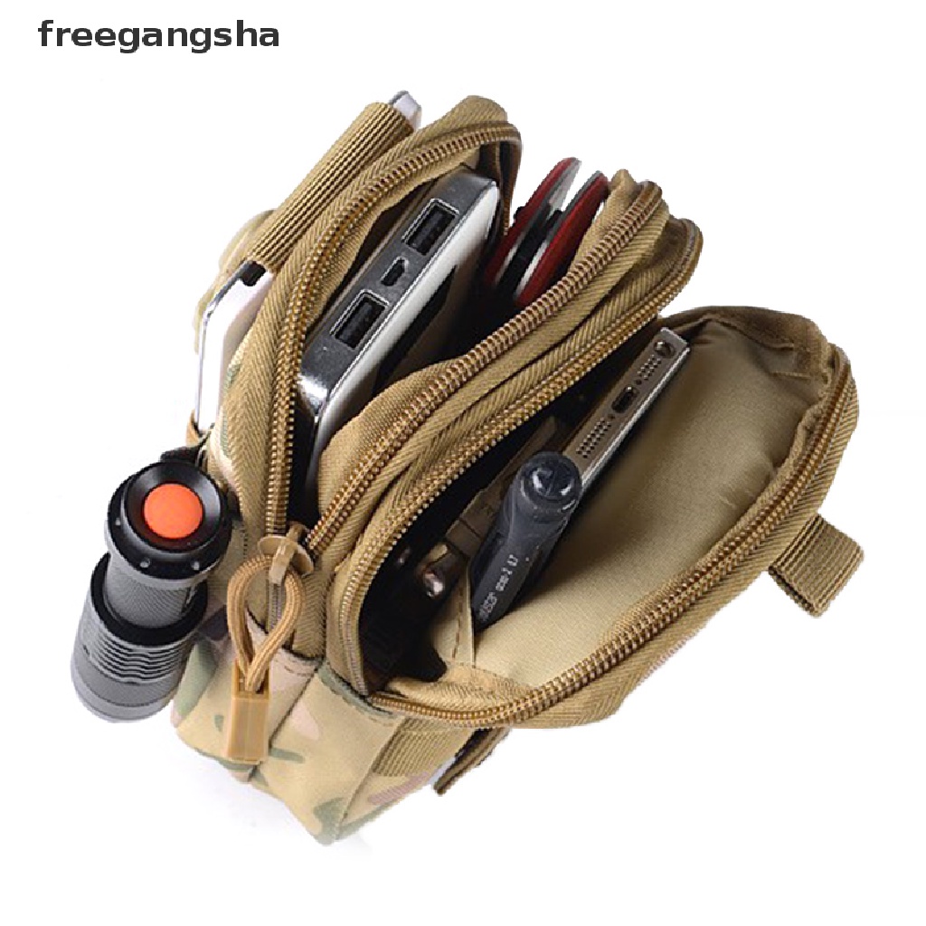 Tactical Molle Pouch Belt Waist Pack Bag Small Pocket Military Waist Pack FDH