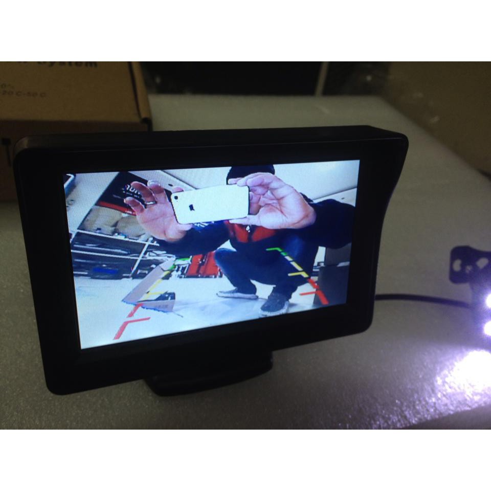 Màn Hình LCD 4.3 Inchs Loại Đứng Gắn Taplo Hoặc Test Camera 12v/24v | BigBuy360 - bigbuy360.vn