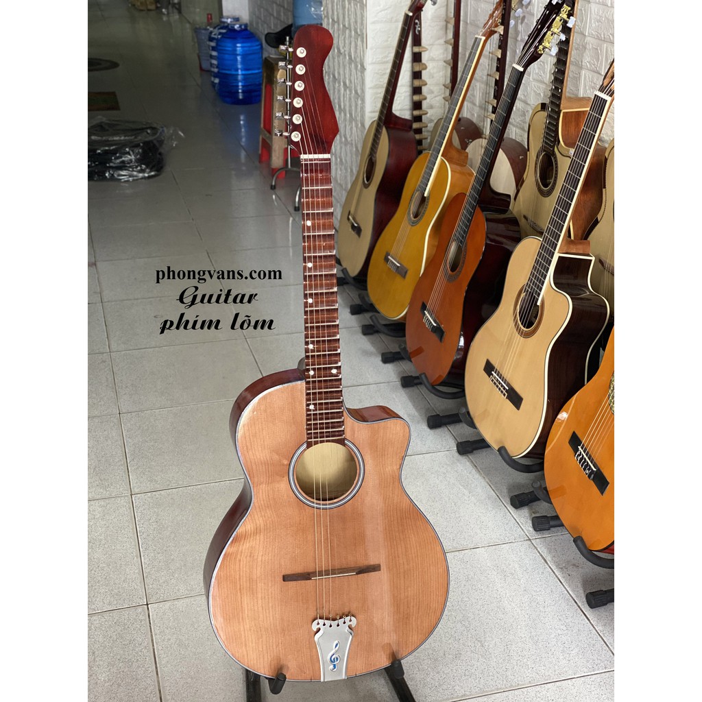 Đàn guitar thùng phím lõm chơi vọng cổ cải lương