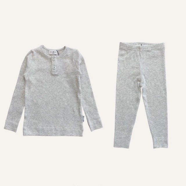 Homey Set Macro & Micro (Bộ Đồ Áo Dài Tay Và Quần Dài CottonTăm)