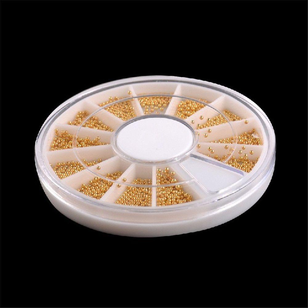 Đầu Móng Tay Giả Bằng Thép Không Gỉ Đính Hạt Charm