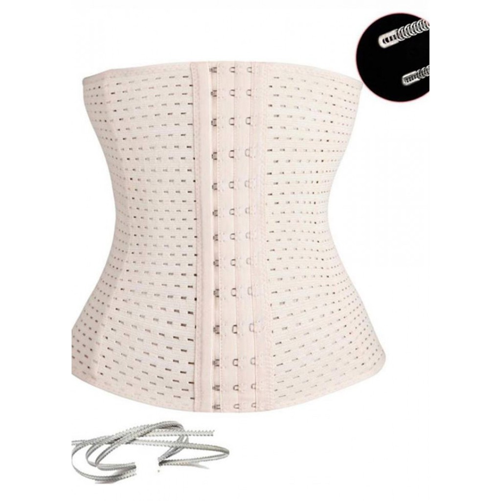 Đai Nịt Bụng 3 Móc Cài Có Thanh Nẹp 11 Cực Hot Ạ