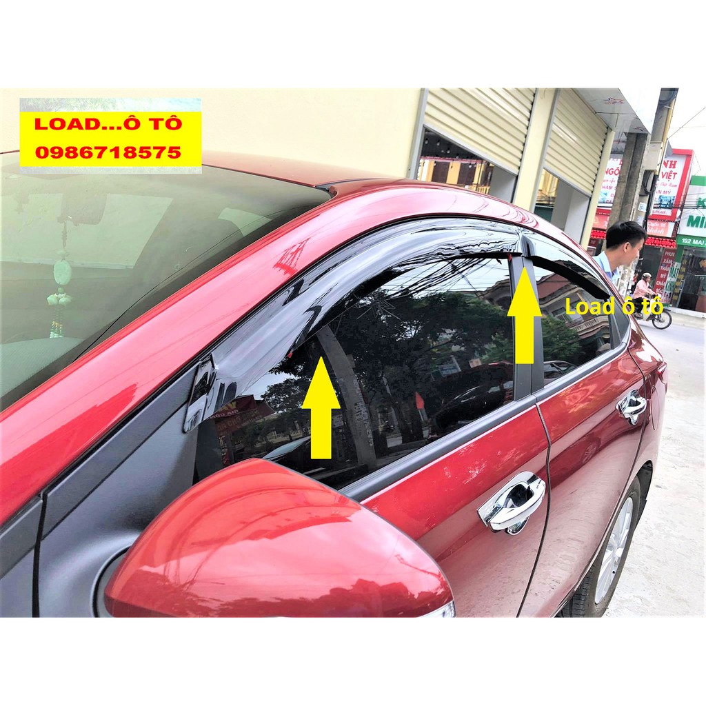 Vè Che Mưa Xe Huyndai Elantra 2023-2016 Mẫu Chỉ Inox Cao Cấp