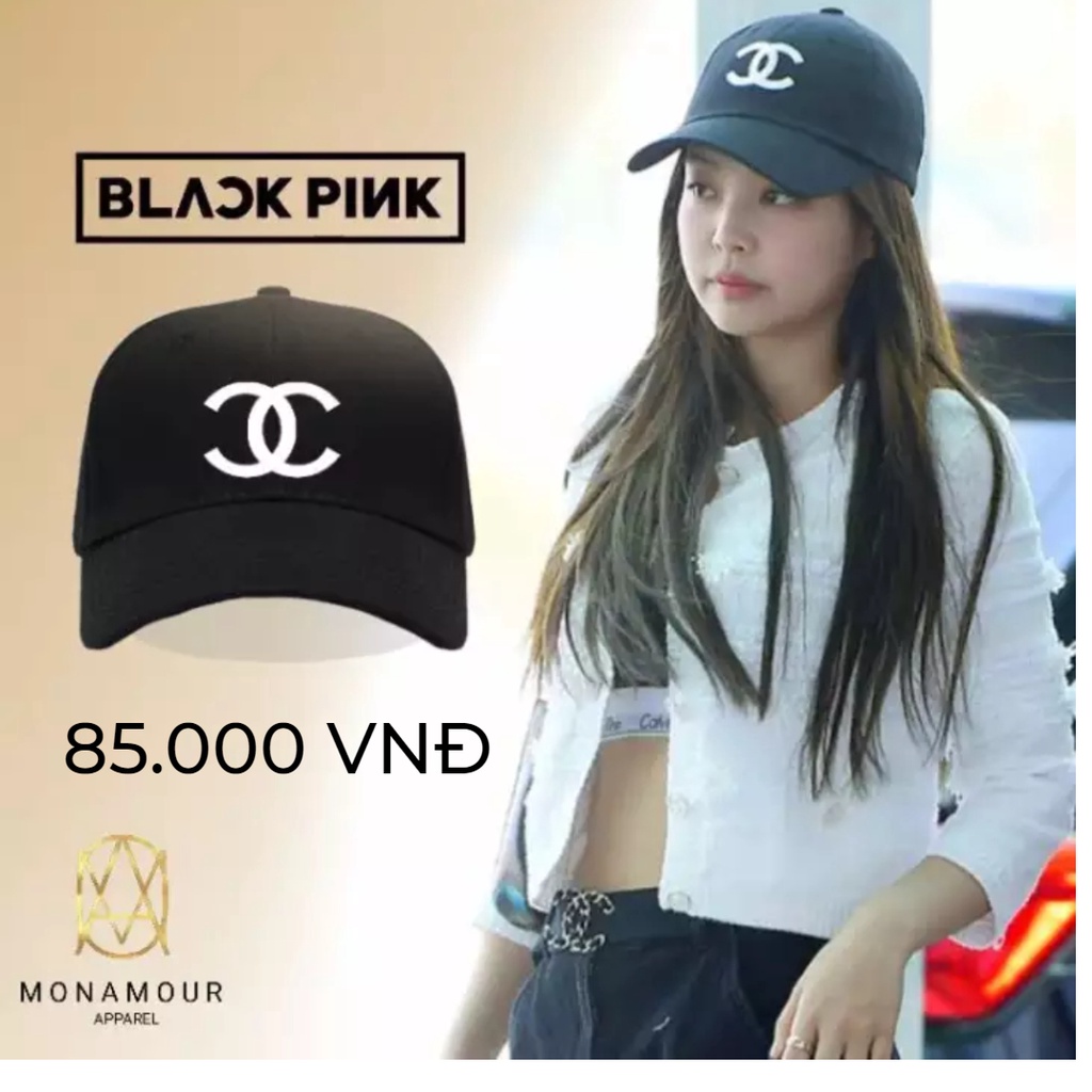 Nón Cha.nel Đen Jennie