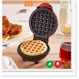 Máy nướng làm bánh quế waffle dash màu đỏ