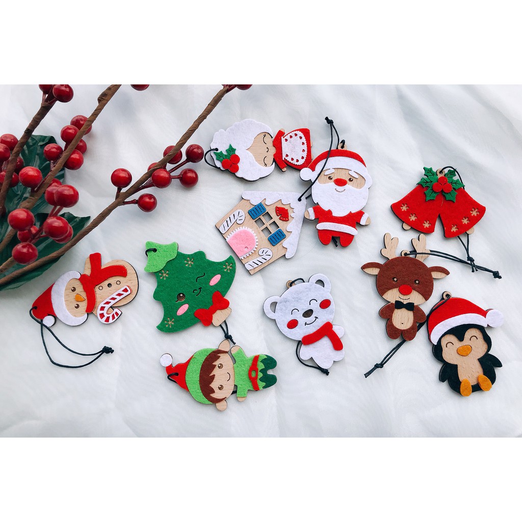 Combo 10 icon trang trí Noel siêu đáng yêu