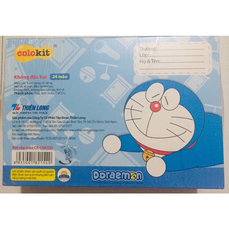 Hộp bút sáp 24 màu CR06