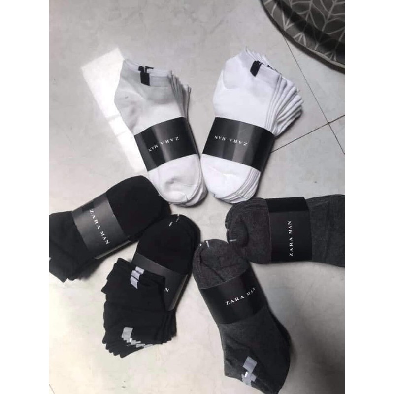 Set 10 tất, vớ nam cổ ngắn