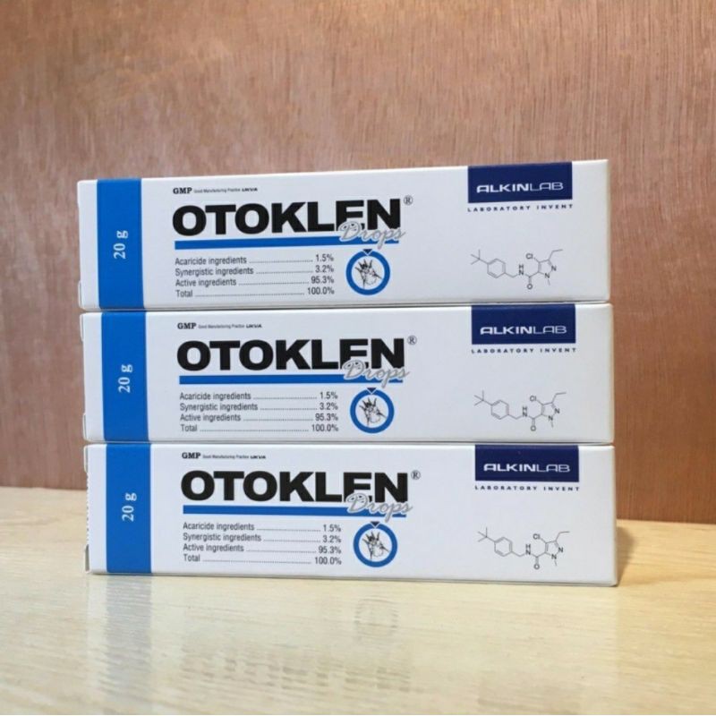 [Mã PET50K giảm Giảm 10% - Tối đa 50K đơn từ 250K] Nhỏ tai trị rận tai Otoklen - Alkin