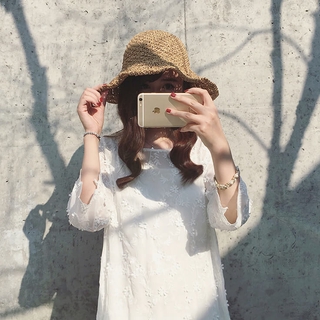 Mũ cói rơm đan mềm dễ phối đồ | Ecobabo