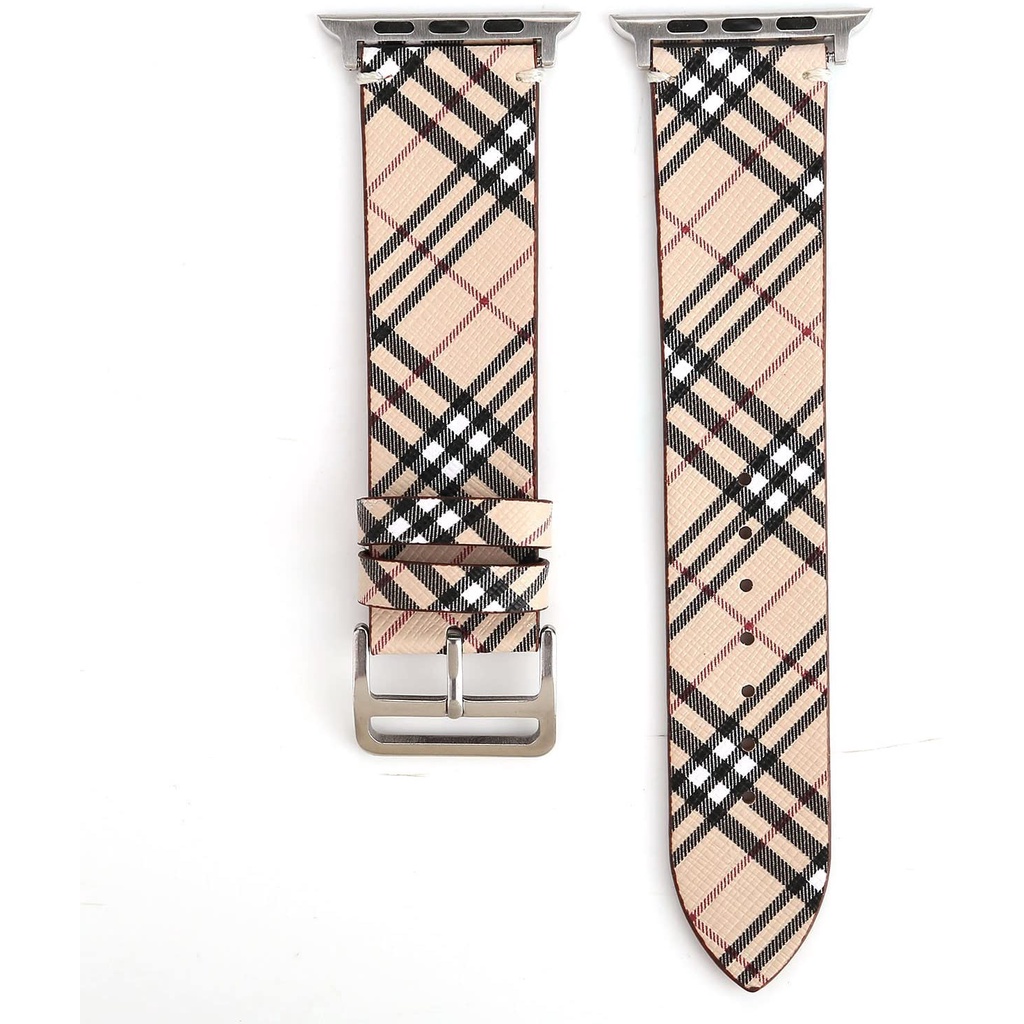 Dây Đeo Đồng Hồ Bằng Da Mềm Siêu Bền Cho Apple Watch 38 / 40 / 41mm 42 / 44 / 45 / 49mm Series Ultra / 8 / 7 / SE / 6 / 5 / 4 / 3 / 2 / 1