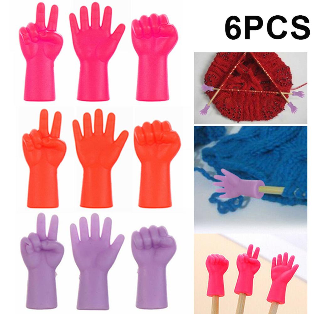 Phụ Kiện Khóa Đuôi May Đan Len DIY Chống Trượt Hình Cử Chỉ Thanh Lịch