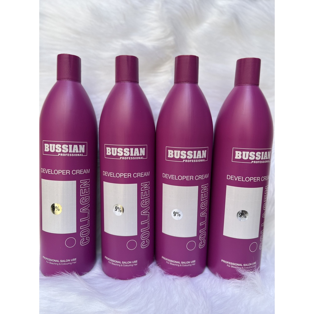 Oxy Nhuộm Tóc, Trợ Nhuộm Bussian Chính Hãng 9% - Hương Trái Cây - Không rát da đầu - 1000ml
