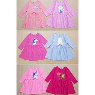 Váy thu đông dài tay H&M size 2-6t cho bé gái