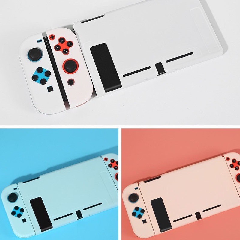 Ốp lưng thân máy + case Joy-Con cứng, sơn PC mịn cho Nintendo Switch