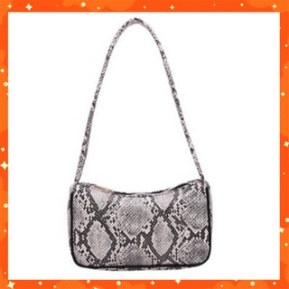 Túi kẹp nách, túi đeo vai vân da trăn quai tròn thời trang thanh lịch KN06 - Chjp Xjnh Boutique