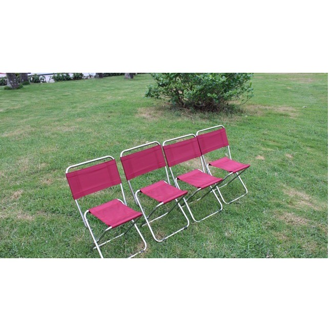 Ghế dù xếp inox