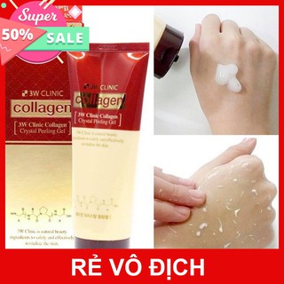 [Hàng Đảm Bảo] Gel tẩy tế bào chết 3W Clinic Collagen Crystal Peeling Gel