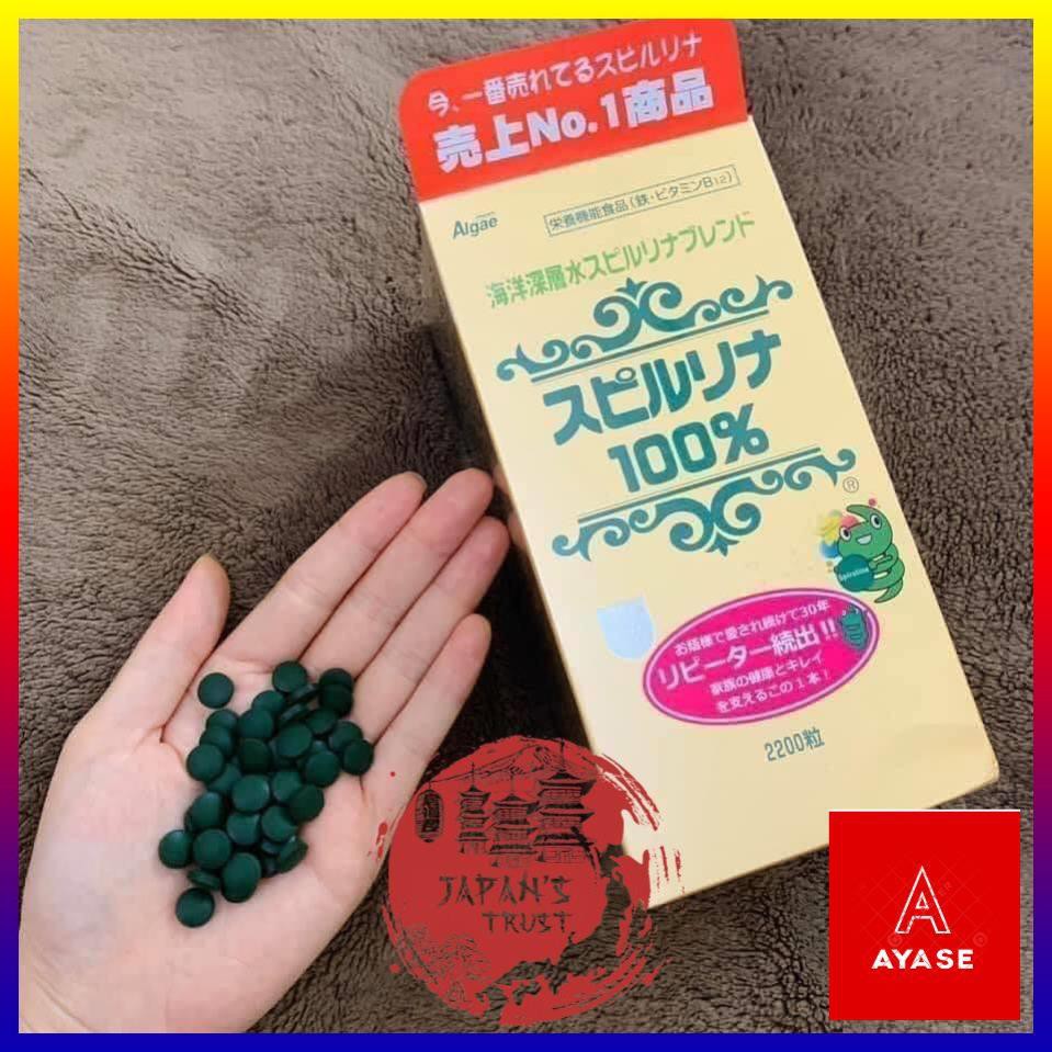 [Chính hãng] Tảo xoắn Spirulina Nhật Bản 2200 viên - Giá tốt - Hàng chính hãng