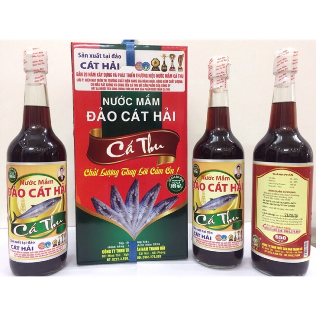 Nước mắm đảo Cát Hải 650ml