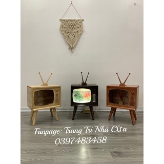 Bể cá Tivi gỗ
