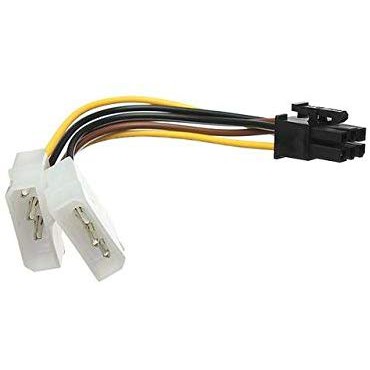 Dây chuyển 2 IDE 4 Pin sang 6 Pin cho Vga rời