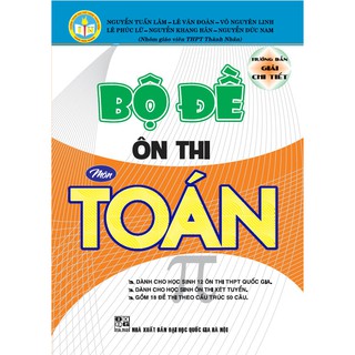 SÁCH - Bộ đề ôn thi toán 2021 ( 18 đề thi theo cấu trúc 50 câu )