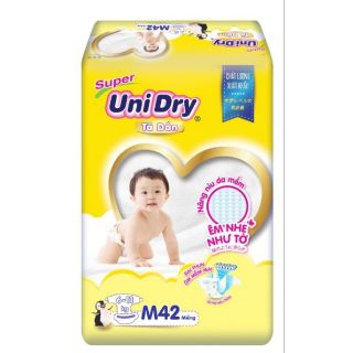 Tã dán Unidry mẫu mới size M42 dùng cho trẻ từ 6_11kg