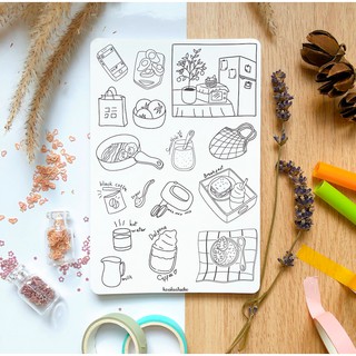 Bullet journal sticker - Cozy life 1